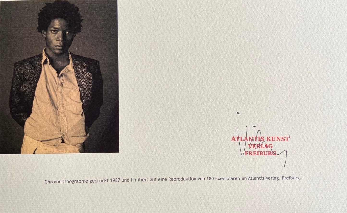 Jean-Michel Basquiat Lithograph Signed Coa Limited Edition