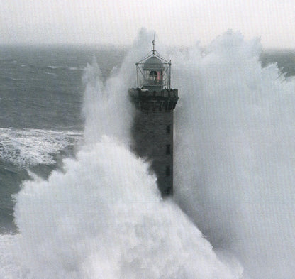 Jean Guichard Phares Dans La Tempete - Kereon " Offset Lithograph C