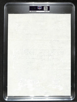 Woody Hayes Signed/Auto 9X11 1979 Tls Letter Ohio State Univ Psa/Dna 198790