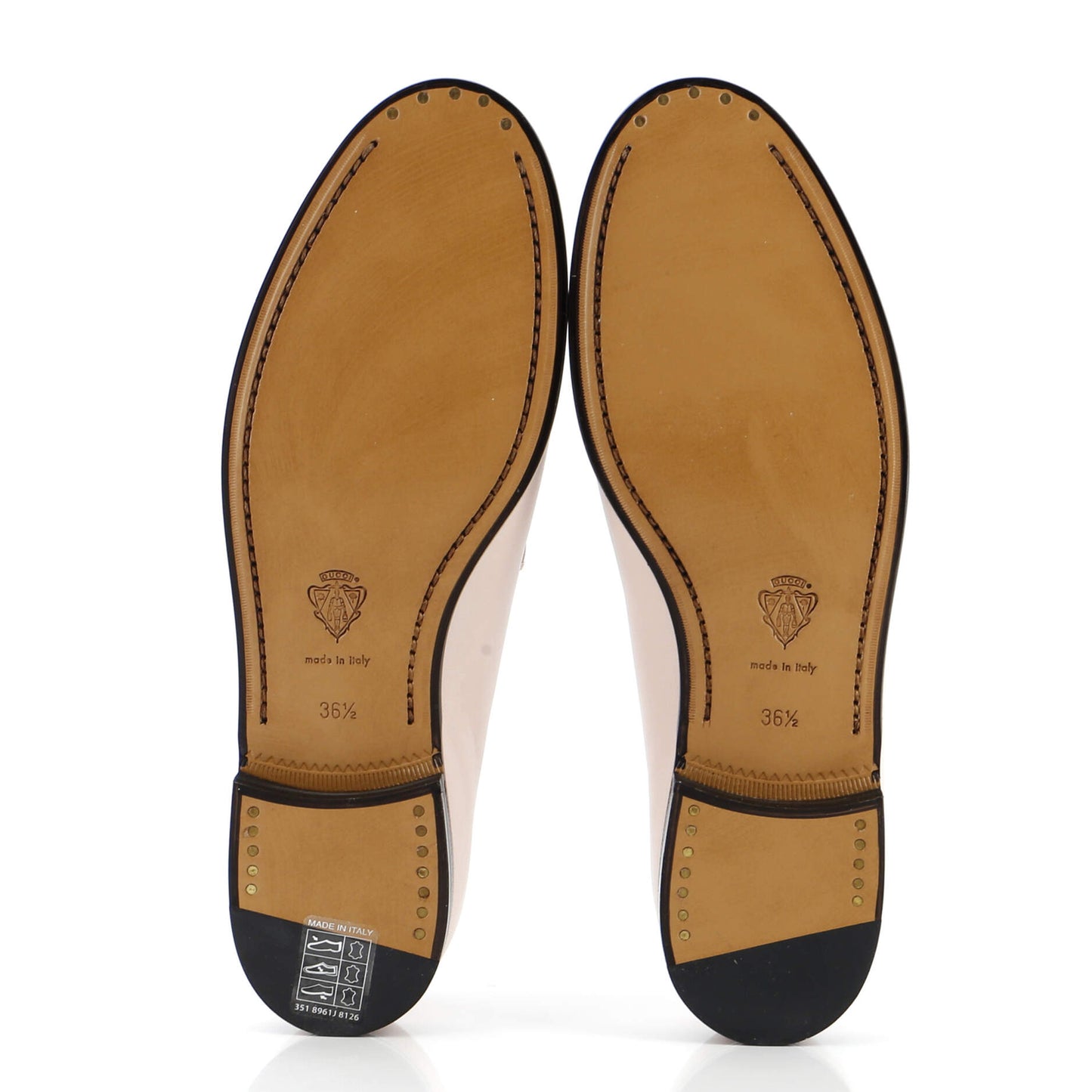 Gucci Women'S Jordaan Loafers Leather With Crystals