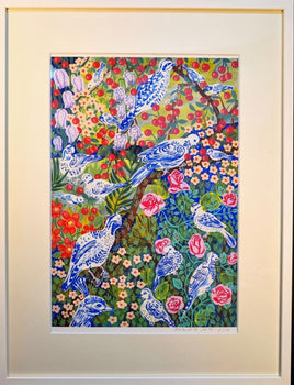 Nathalie Lete Tapisserie Birds Gicle Print Signed