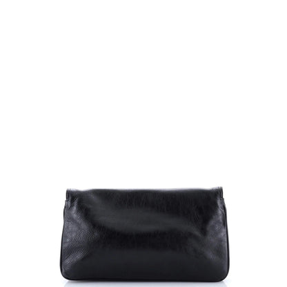 Balenciaga Bb Soft Flap Bag Leather Medium