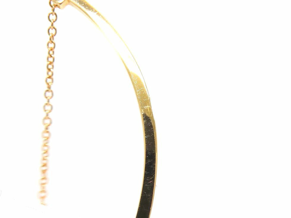 Tiffany & Co. 60011678 T Smile Small Necklace K18Rg