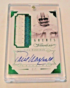 Paul Warfield 2014 Flawless Greats 2-Color Game