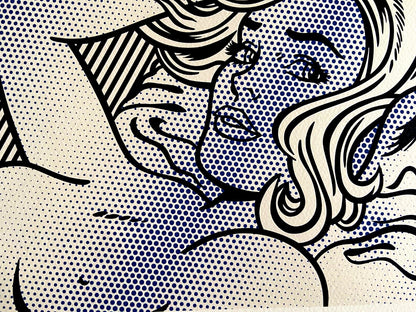 Roy Lichtenstein Lithograph Signed and Numbered with Robert Indiana