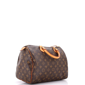 Louis Vuitton Speedy Handbag Monogram Canvas 30