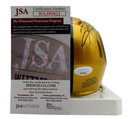 Hines Ward Autographed Flash Alternate Mini Football Helmet Steelers Jsa