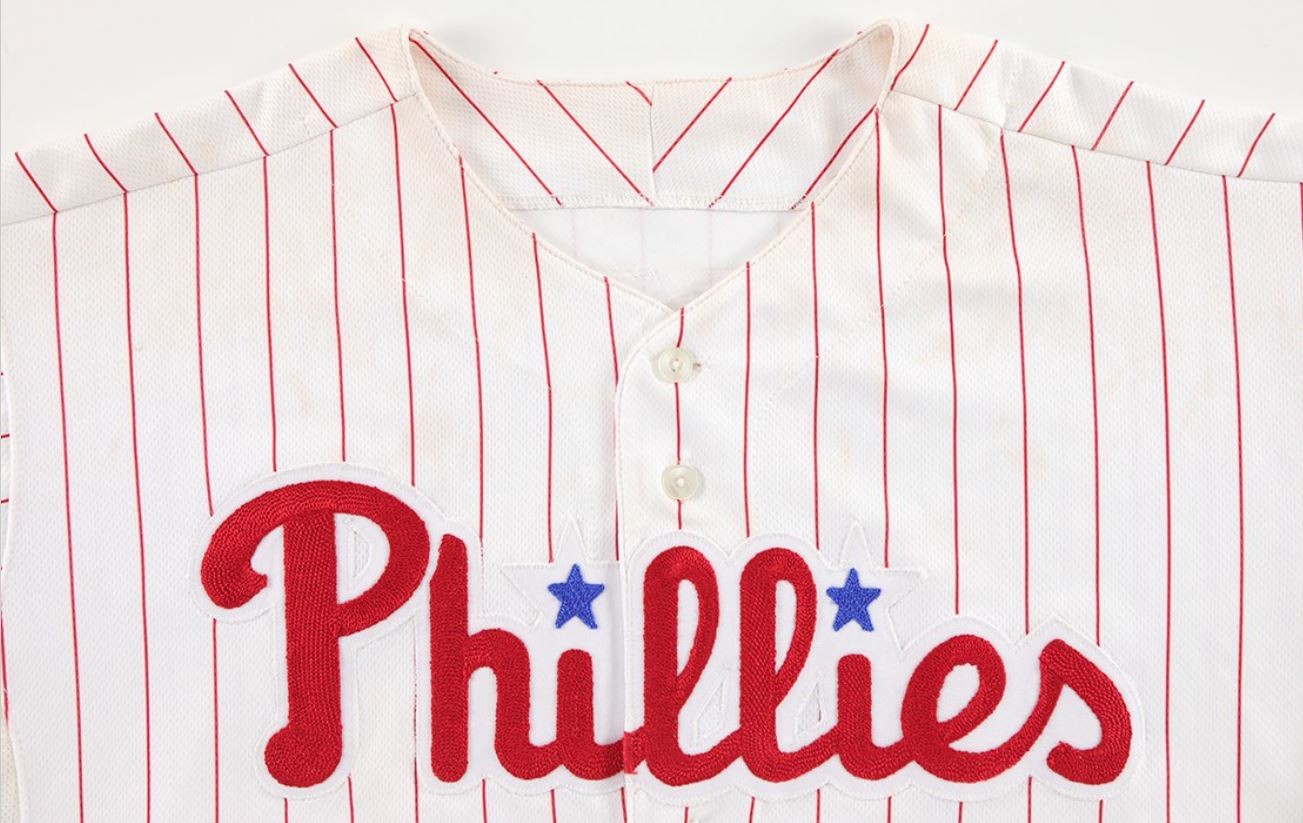 Jayson Werth Signed Game Used 2008 Jersey Philadelphia Phillies Psa/Dna 179920