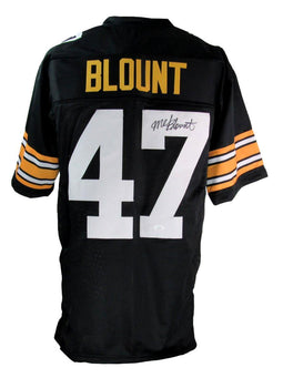 Mel Blount Hof Autographed Black Custom Football