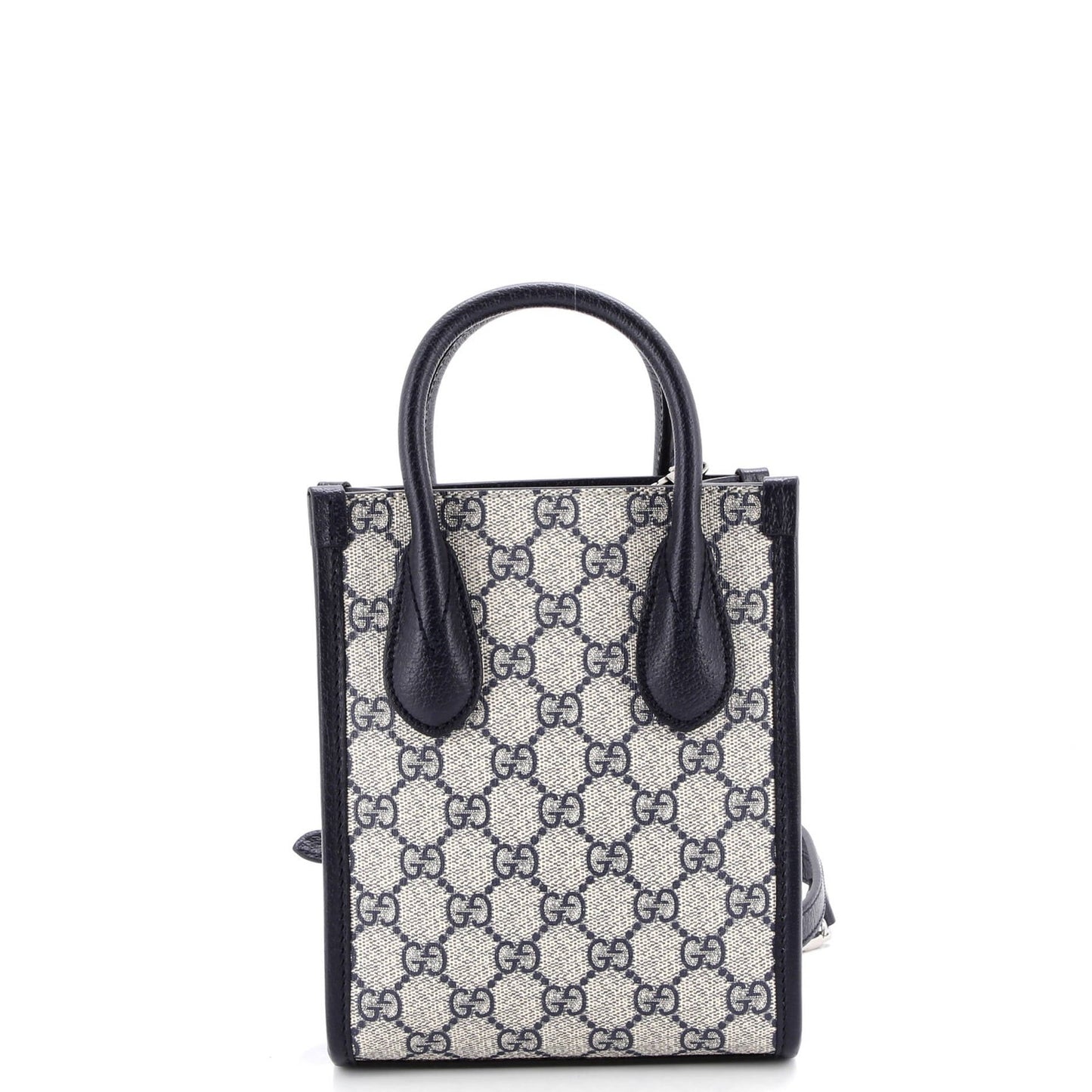 Gucci Interlocking G Patch Tote Gg Coated Canvas Mini