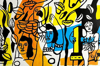 Fernand Lger Lithograph Coa (Original Numbered Signature Stamp)
