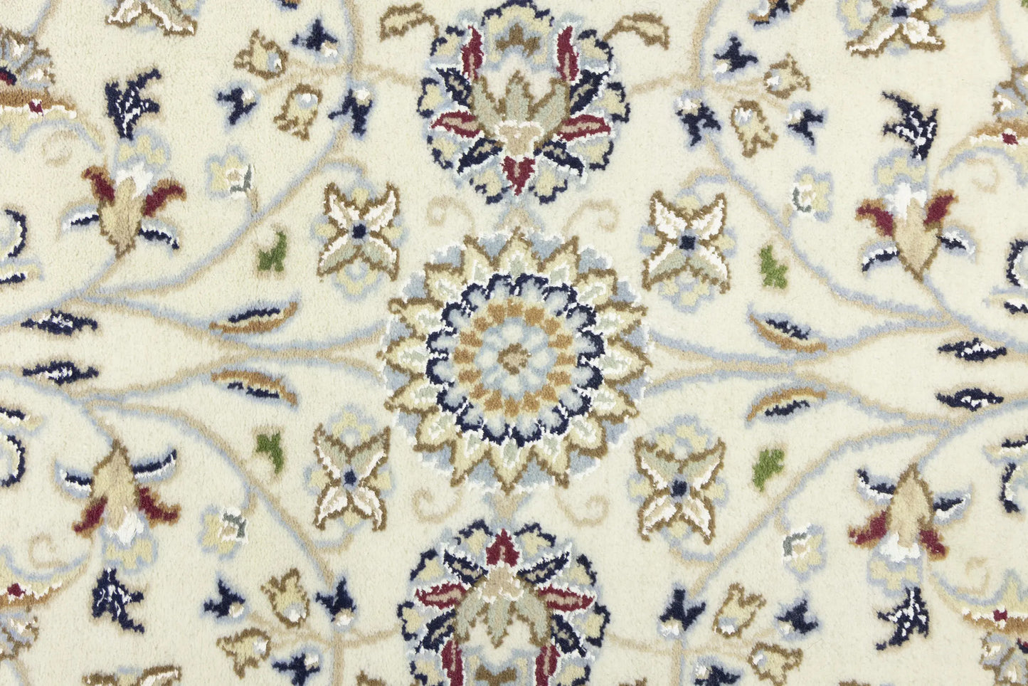 5'5X7'9 Classic Cream Floral Indo-Nain Rug Oriental Living Room Decor Carpet