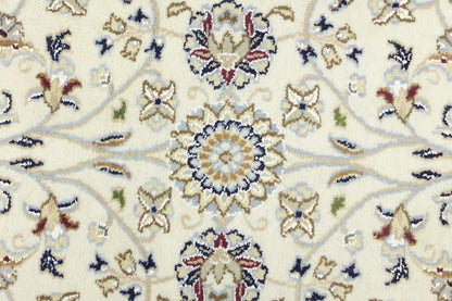 5'5X7'9 Classic Cream Floral Indo-Nain Rug Oriental Living Room Decor Carpet