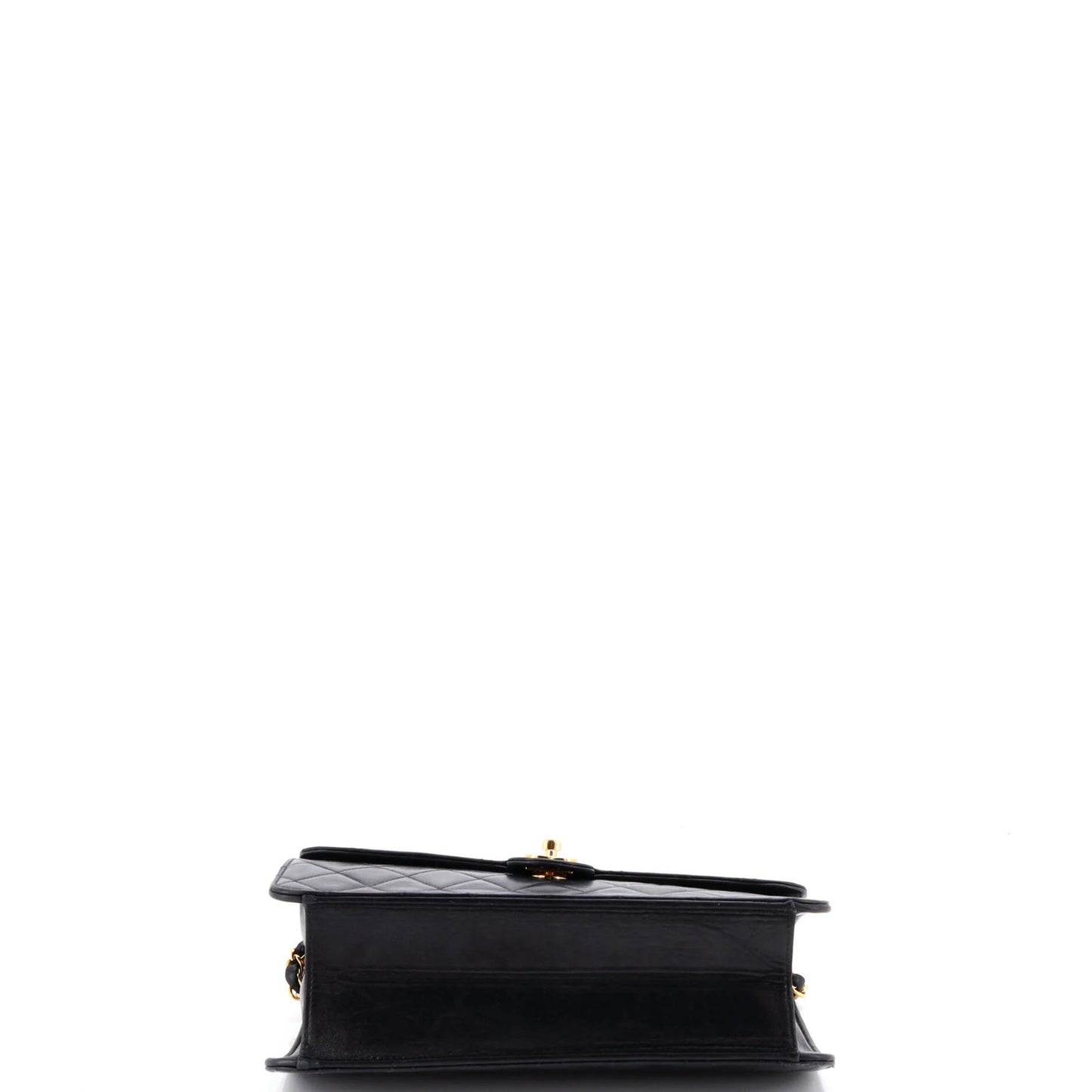 Chanel Vintage Square Classic Single Flap Bag Quilted Lambskin Jumbo