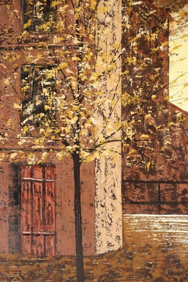 Street scene Paris 1978 Oil painting by Petrovic Montmartre
