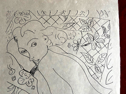 Henri Matisse Lithograph Hand Made Coa Signed Numbered Collection