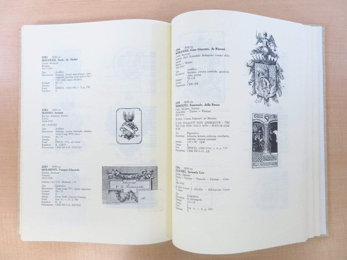 Egisto Bragaglia (Ed.): Gli Ex Libris Italiani Dalle Origini Alla Fine -1993