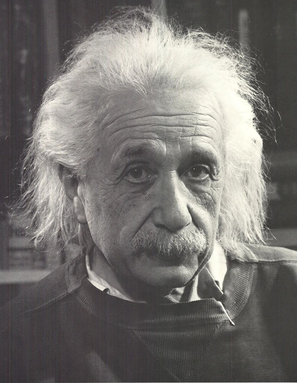 Philippe Halsman Einstein " Offset Lithograph Photography Black