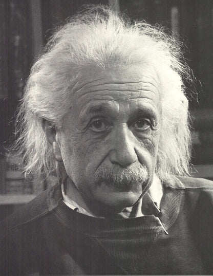 Philippe Halsman Einstein " Offset Lithograph Photography Black
