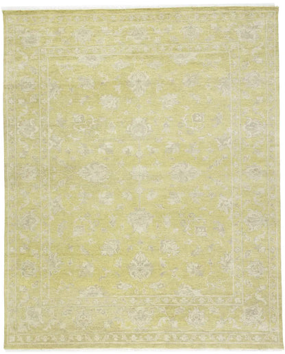 Hand-Knotted Muted Floral Transitional 8X10