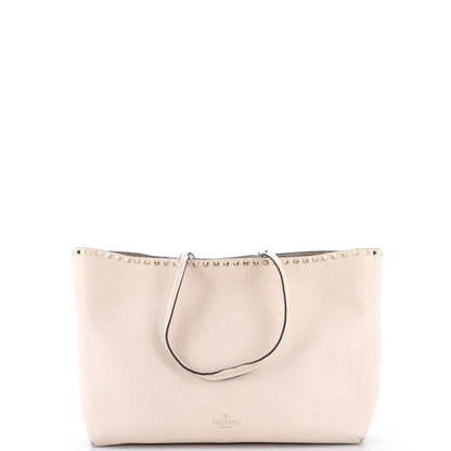 Valentino Garavani Rockstud Shopper Tote Leather Large