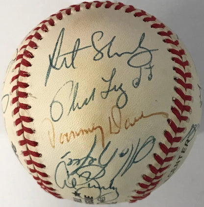 Old Timers Autographed Official Baseball