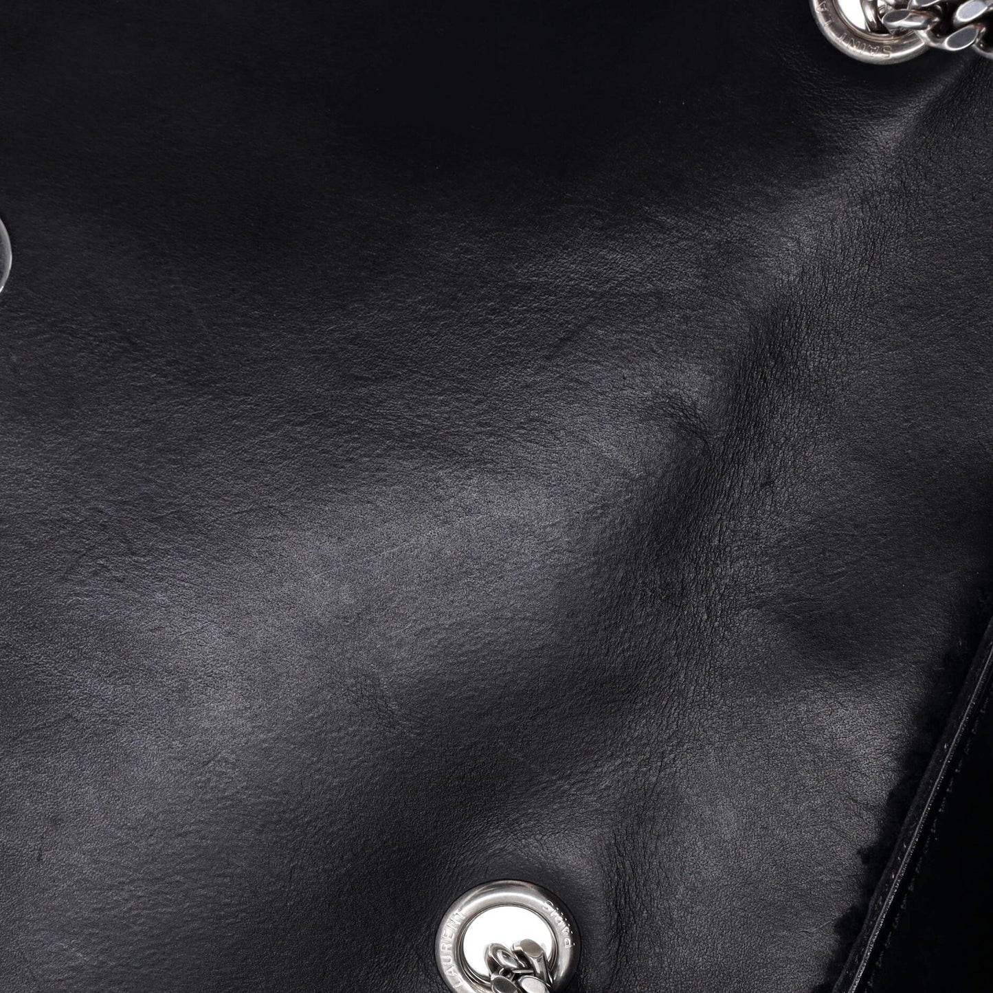 Saint Laurent Loulou Shoulder Bag Shearling Medium