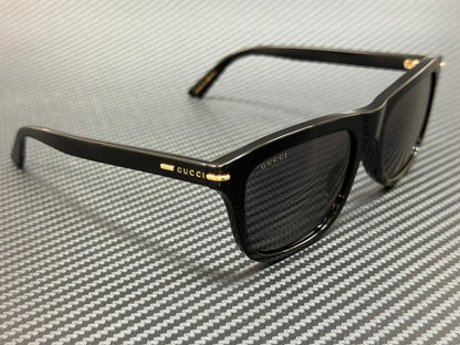 Gucci Gg1444S 001 Black Dark Grey Men'S Large 55