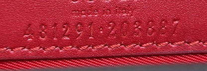 Gucci Cherries Wallet On Chain Gg Coated Canvas Mini