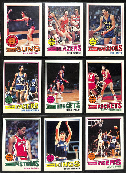 1977-78 Topps Basketball Complete Set (132) Parish Rc Dantley Rc Erving 199067