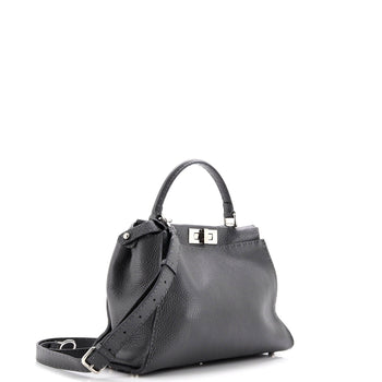 Fendi Selleria Peekaboo Bag Rigid Leather Regular