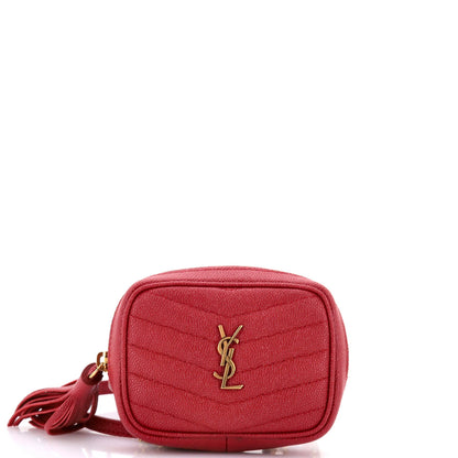 Saint Laurent Lou Camera Bag Matelasse Chevron Leather Baby