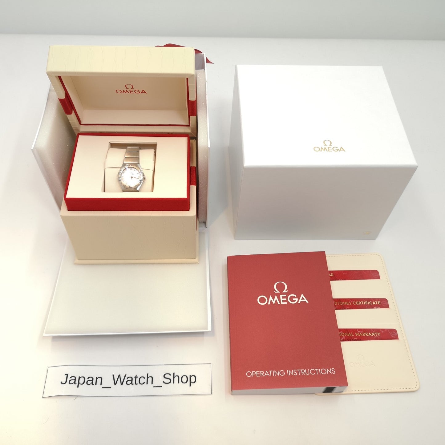 Omega Constellation 123.10.24.60.57.002 Pink Diamond Women'S Watch New In Box