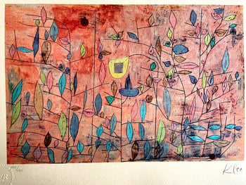 Paul Klee Lithograph Coa Numbered 175 Certified