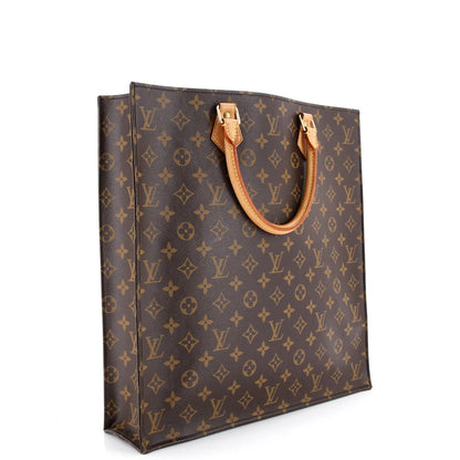 Louis Vuitton Sac Plat Bag Monogram Canvas
