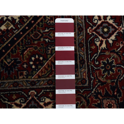 2'9"X11'4" Ivory Hand Knotted 300 Kpsi Wool Bejar Mahi Runner Rug