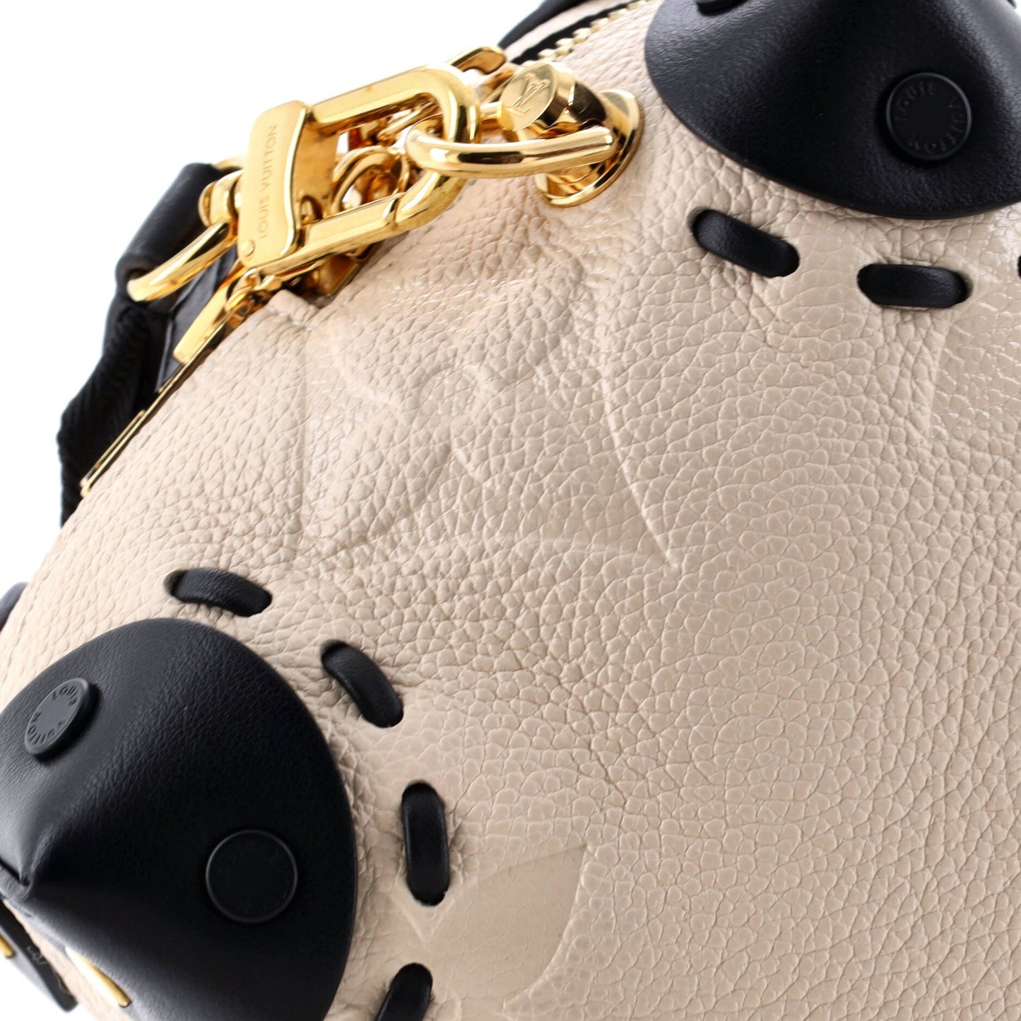 Louis Vuitton Petite Malle Souple Handbag Wild At Heart Monogram Empreinte Giant