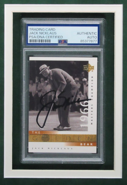 Jack Nicklaus Signed/Auto Trading Card With Photo
