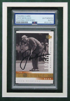 Jack Nicklaus Signed/Auto Trading Card With Photo