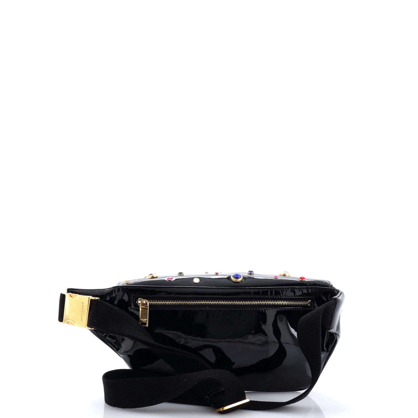 Saint Laurent Classic Monogram Belt Bag Embellished Leather
