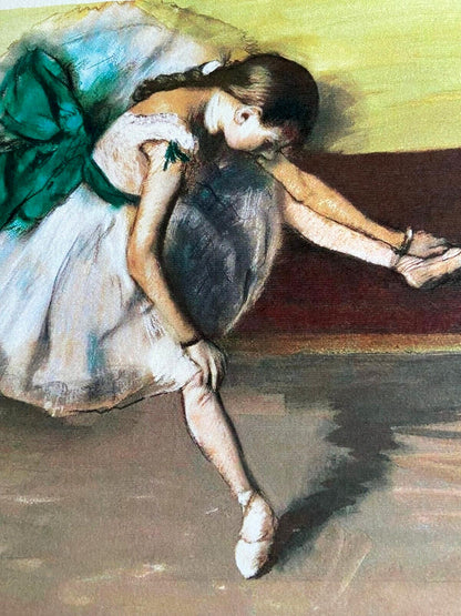 Edgar Degas Lithograph 1943 Coa Mourlot Published Signed Op