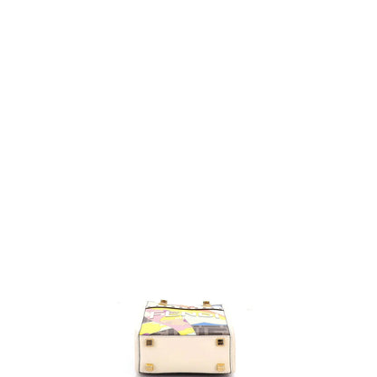 Fendi Sunshine Shopper Tote Printed Zucca Coated Canvas Mini