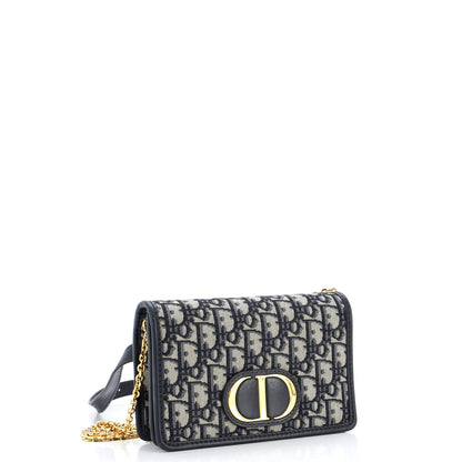 Christian Dior 30 Montaigne 2-In-1 Pouch Oblique Canvas