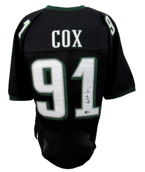Fletcher Cox Signed/Auto Eagles Black Custom Football Jersey  Xl Beckett 164518
