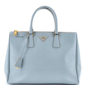 Prada Double Zip Lux Tote Saffiano Leather Large