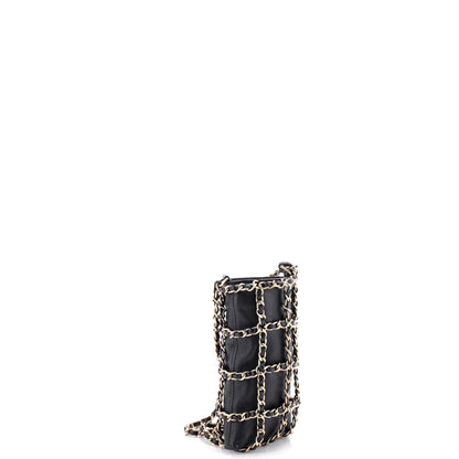 Chanel Tech Me Out Clutch With Chain Lambskin