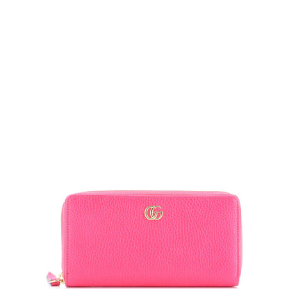 Gucci Gg Marmont Zip Around Wallet Leather
