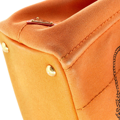 Prada Canapa Convertible Tote Canvas Mini