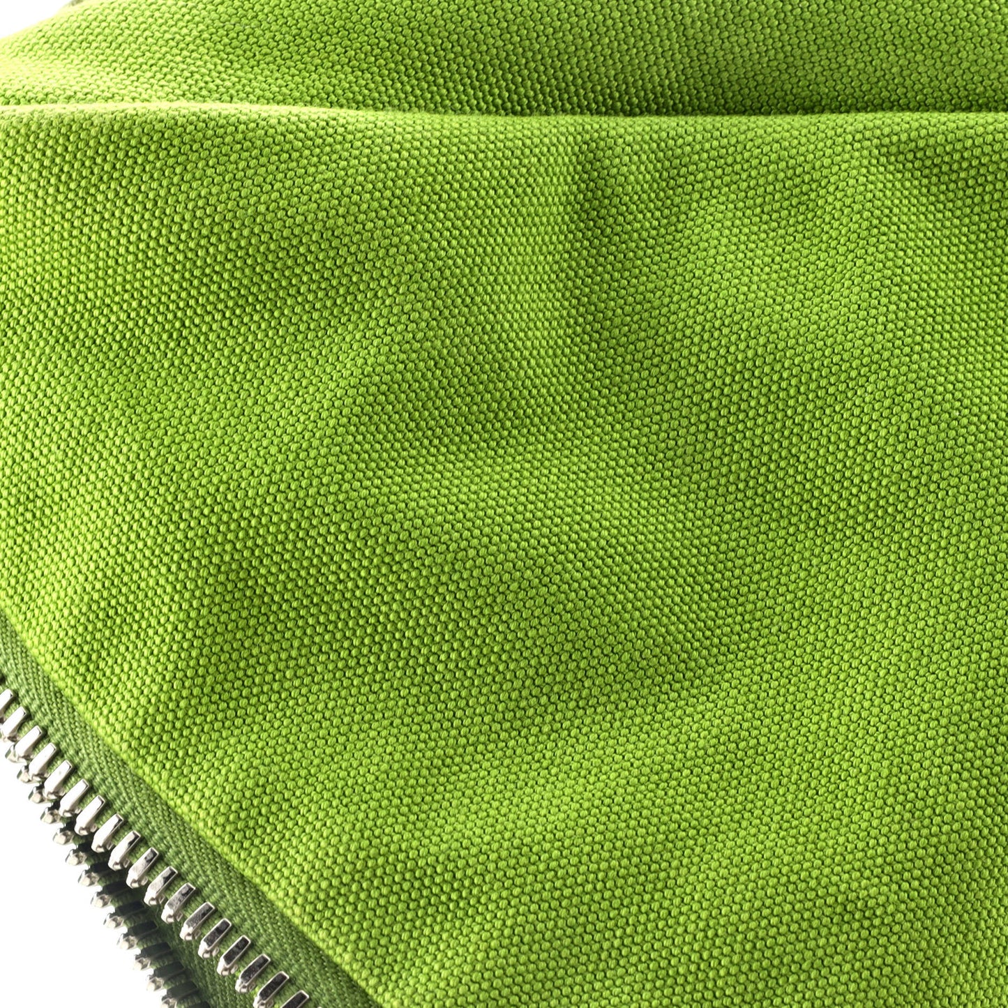 Prada Triangle Logo Zip Crossbody Bag Embossed Canvas Large