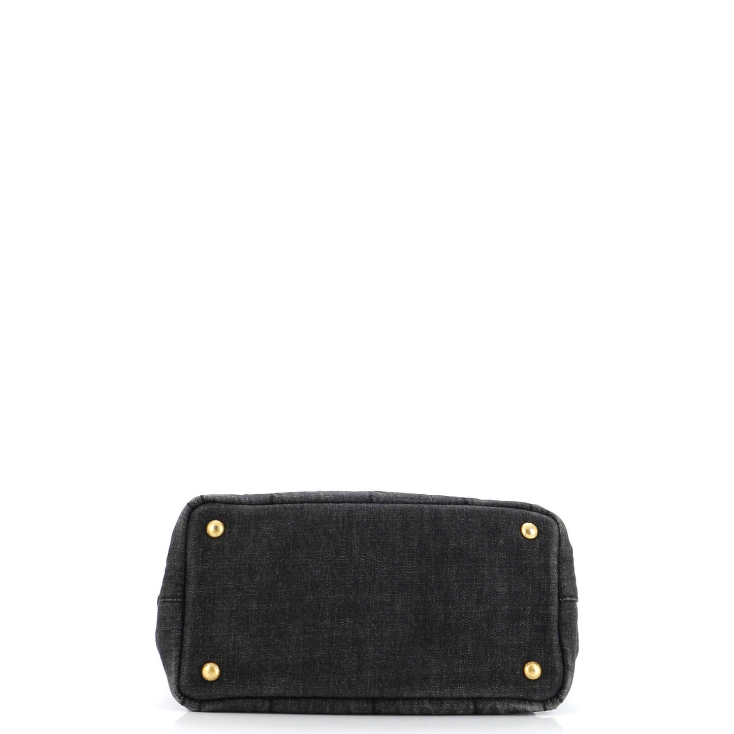 Prada Canapa Convertible Tote Denim Mini